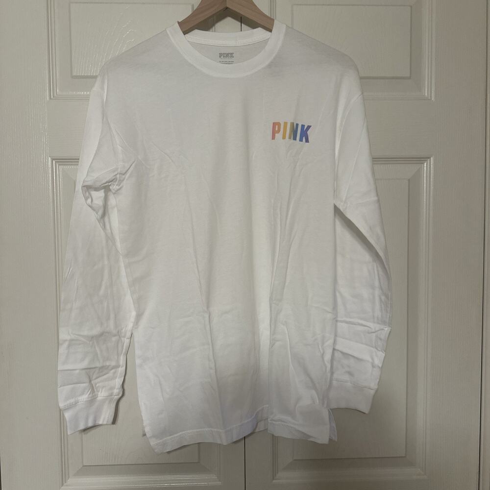 NEW W/TAGS - Victoria’s Secret PINK Graphic Logo Oversized Tee - X-Small